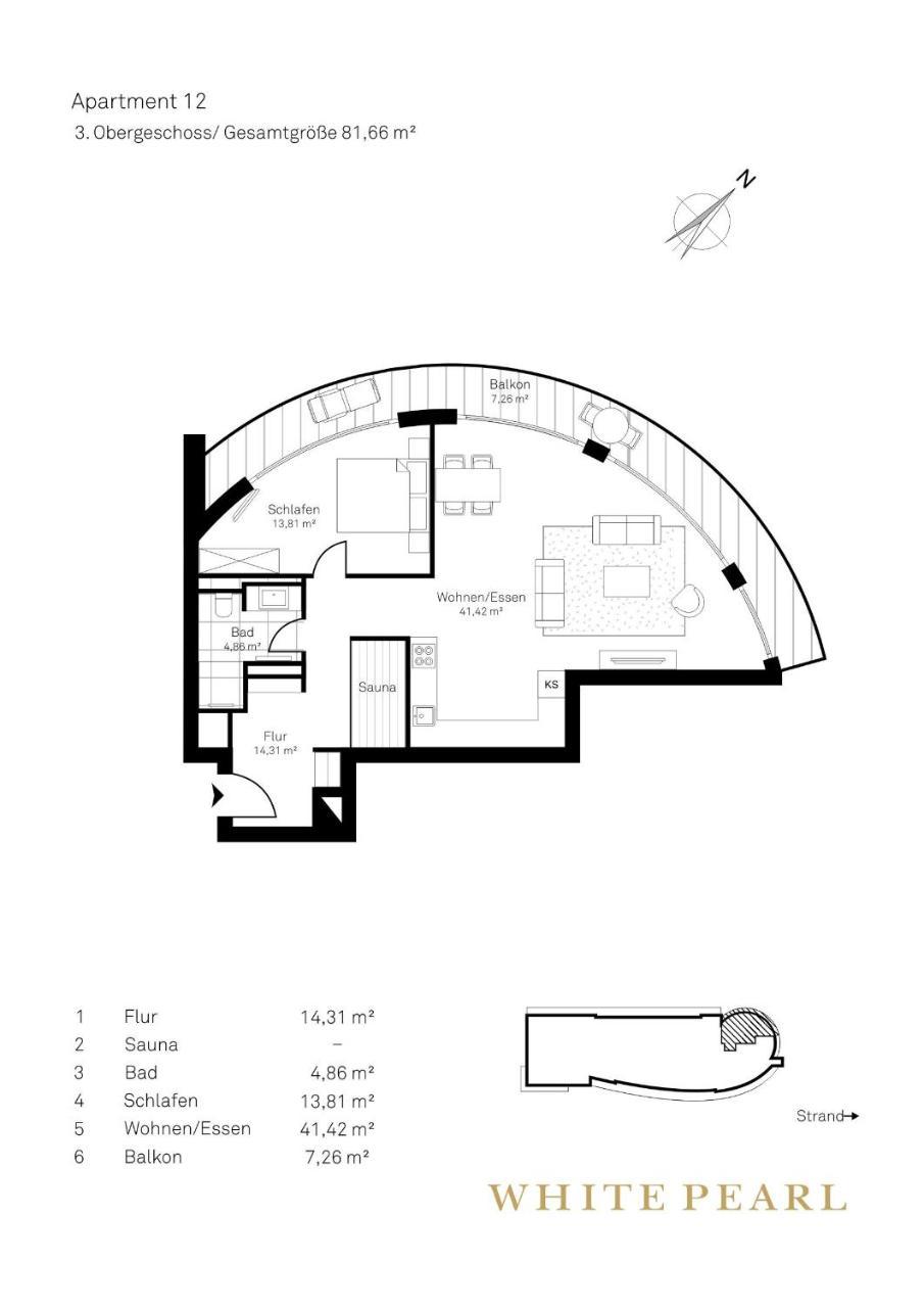 White Pearl Apartment 3.12 Timmendorfer Strand Exterior foto